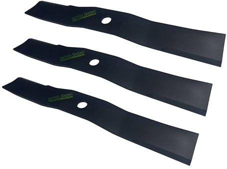 perfektGarten Lot de 3 lames de tondeuse à gazon de 47,5 cm compatibles avec Kubota avec plateau de 137,2 cm / RCK54P-227Z RCK54P-321Z K5351-34342