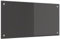 vidaxl Kitchen backsplash - Dark Grey - Tempered Glass splashback - 80x40 cm - Heat Resistant - Modern Aesthetic - Easy Maintenance