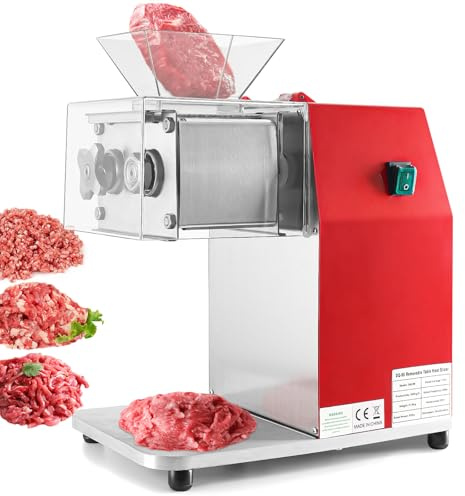 ARLUMA Meat Slicer Machine 850W Electric Stainless Steel Meat Slicer for Kitchen Restaurant Supermarket (5mm)