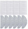 HomeVortex Vacuum Replacement Kit Compatible with For Tapo RV30 Max Plus RV20 Max Robot Including 6 Mop Cloths and 4 Filters