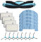 Kit de pièces de rechange pour aspirateur robot Ultenic D10, ensemble d'accessoires pour aspirateur avec filtres, serpillères, brosse principale et brosses latérales (B)