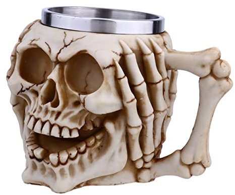Ciieeo 1 Pezzo Boccale Forma Acciaio Inossidabile con Mug per Tè e Bevande Halloween per Feste e Bar