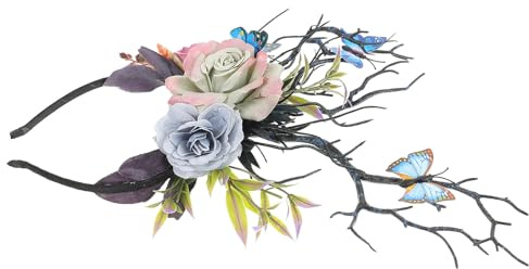 PRETYZOOM Haarreif aus Künstlichen Ästen Haarreifen-dekoration für Partys und Feiertage Haaraccessoire für Mottopartys und Festliche Anlässe