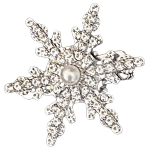 Schneeflocken-Haarspangen mit Strasssteinen, elegante Haarspangen für Damen, Mädchen, große Kinder, Hochzeit