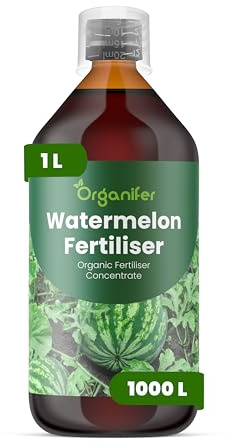Fertilizante Líquido Para Sandía 1L – Abono Orgánico Para Hojas Saludables Y Crecimiento Fuerte – Refuerza Raíces Y Vitalidad – Organifer