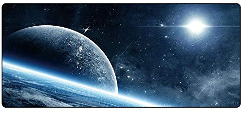 Cmhoo XXL Professional Large Mouse Pad and Computer Gaming Mouse Pad (90 x 40 x 0.2 cm, Space Pattern)