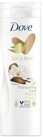 6x DOVE Bodylotion Pampering Care - Shea Butter & Vanille - für alle Hauttypen - 400ml