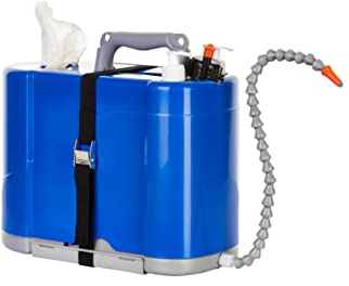Lave Mains Mobile ShoulderSink Bleu avec Support de Fixation