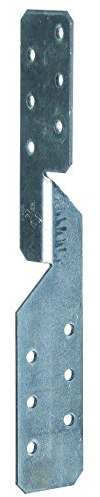 Alberts 836924 Sparren-Pfettenanker | universell | sendzimirverzinkt | 33 x 33 x 170 mm | 50er Set