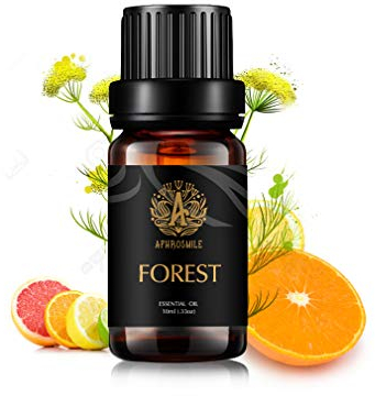 100% reines Wald Ätherisches Öl für Diffusoren, 10ml Aromatherapie Wald Ätherisches Öl, Therapeutic Grade Wald Ätherische Öle - Citronella, Basilikum, Pfefferminze, Geranium Ätherische Öle Mischungen
