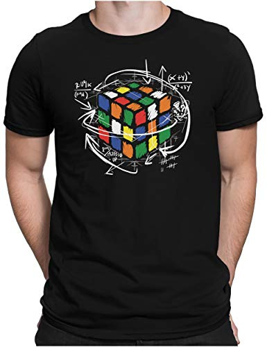 PAPAYANA - Magic-Cube - Herren Fun T-Shirt Bedruckt S - 4XL