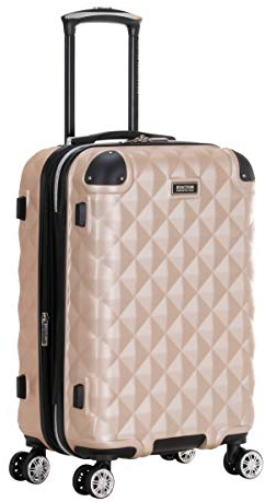 Kenneth Cole REACTION Diamond Tower Gepäck-Kollektion, leicht, Hardside, erweiterbar, 8 Rollen, Rose Gold, 20-Inch Carry On, Diamond Tower Gepäck-Kollektion, leicht, Hardside,