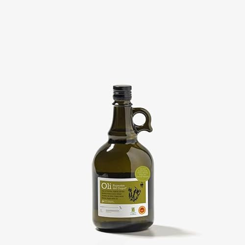Bonbonne en verre de 1 Litre - Huile verte