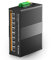 MokerLink Switch Poe Gigabit a 8 Porte Ethernet Industriale su Guida DIN, Alimentazione Poe+ 96W, capacità di commutazione 16 Gbps Rete Non gestita con IP40 (da -40 a 185°F), con Alimentatore