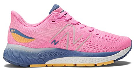 New Balance Chaussures de course Fresh Foam 880 V12 pour femme, Rose vif/abricot éclatant, 38 EU
