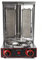 Edelstahl Gas Dönergrill, 3000W Elektro Döner Kebab Maschine Gas Kebap Grill Gyrosgrill Tischgrill Döner for Küche BBQ