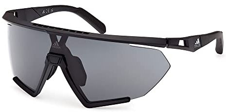 adidas SPORT CMPT Aero LI Brille, Mattschwarz, 00/0/135 für Herren, Mattes Schwarz