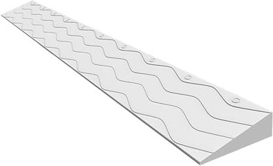 Tragbare Türschwellenrampen, Rampe Rollstuhl, Kunststofframpe zum Kehren von Roboterrollern und Fahrrädern (Color : A, Size : 100x20x9.5cm)