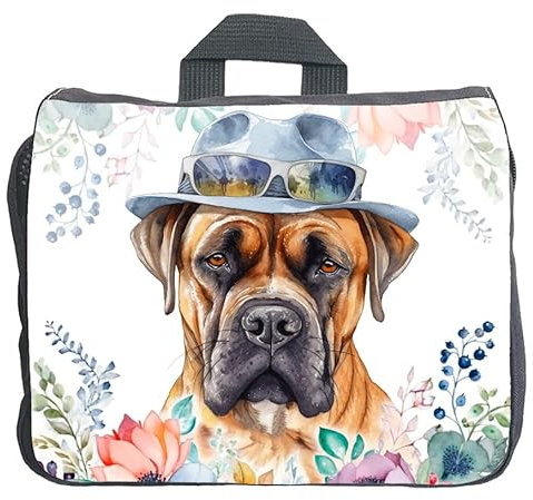 Cadouri Hundezubehörtasche mit Boerboel - Aufbewahrungstasche mit Hunderasse für Hundebesitzer - originelles Geschenk - handgefertigt