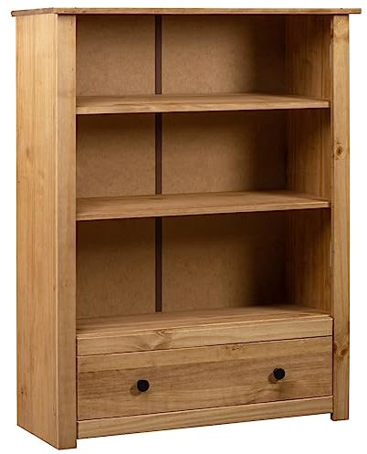 ZQQLVOO Bücherregal,Besteckschrank,Snack-Regal,Ausstellungsregale,Regal im Eingangsbereich,Esszimmer-Sideboard,Lagerregal,für Wohnzimmer,Eingangsbereich,80 x 35 x 110 cm Massivholz Panama-Kiefer