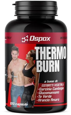 OSPOX Brucia Grassi Potenti Veloci Dimagranti 120 Capsule | Integratore Termogenico Forte x Dimagrire