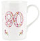 Purely Home Pink Floral Ages Mug - 90th Birthday Gifts for Her - Bone China Coffee/Tea Mug