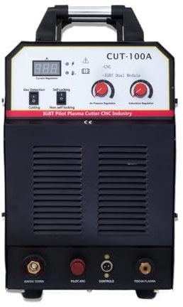CNC del cortador del plasma 100Amp que corta la cortadora industrial del plasma del arco del metal de 30m m 380±15%