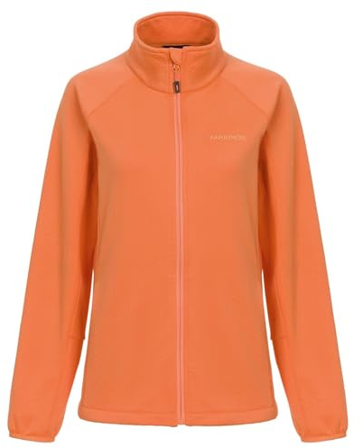 Karrimor Womens Grid Jk Full Zip Fleece Top Orange M