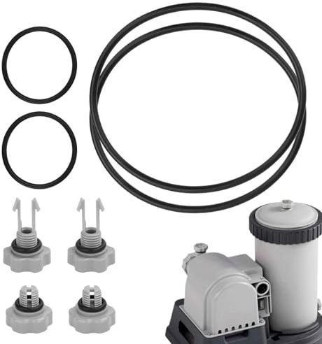 Teile des Sandfilters für Pool, Ersatzfilter-Set für Poolpumpe, Dichtungs-Set für Pumpe mit Sandfilter, Dichtungsset für Pumpe mit Sandfilter, Kit O- mit Val