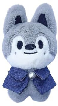 Stray-Kids Plüschpuppe Schlüsselanhänger 10cm 'Magic School' Serie SK-Zoo Niedlicher Schlüsselanhänger 'STAY' (Wolf Chan)