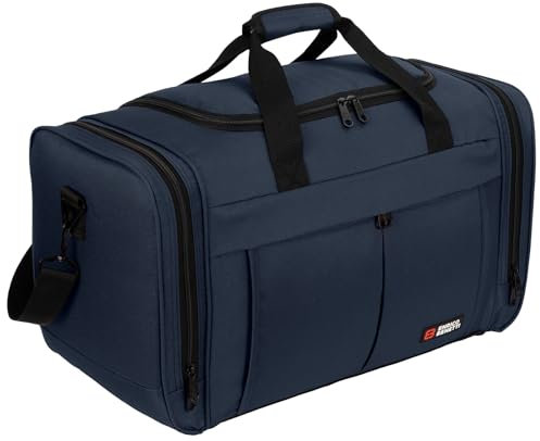 Sporttasche, Reisetasche und Fitnesstasche für Damen und Herren- Tainingstasche, Gym Bag (Navy)