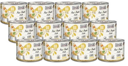 Mac's Dog Paw Power Drink Gemüse 12 x 200g – Ergänzungsfuttermittel für Hunde | Getreidefrei, mit Süßkartoffeln, Karotten & Brennnesselblättern | Vielseitig einsetzbar