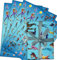 5 Sheets Gaming Wrapping Papers 50cm x 70cm Video Game Gift Wrapping Paper For Kids Birthdays Decoration Party Favors Party Supply DIY Crafts Gift