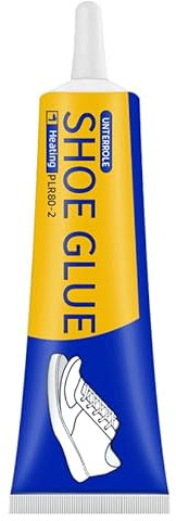 FairyPeach 2 x 60 ml, colla per suola per scarpe, impermeabile, colla per suole di scarpe, colla extra forte, per scarpe, borse, cinture, giacche di pelle