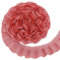 PH PandaHall 10m Ruban à Volants Rouge 4cm Bordure en Dentelle Plissée à Volants Tissu à Carreaux pour la Couture Habiller Costume Collier Menottes Arrangement Floral Décoration de la Maison