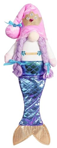 Fluxioxtna Muñeca de sirenas, juguete de terciopelo, artesanía detallada, niña realista