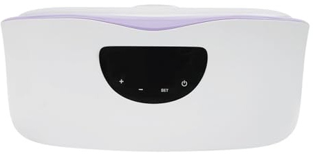 Paraffinbad händer och fötter, 230 W, paraffinbad för händer, 4 L, snabbvärmare, justerbar temperatur, mjukar upp och vitaliserar huden för att strama och jämna ut rynkor (lila)