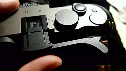 ewoop Thumbs Up Grip für Leica F (Typ 116) eine bessere Balance & Griff Komfort, Kamera Schwarz Metall Hand Grip