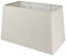Quaint & Quality Lampenschirm aus Leinen, rechteckig, Naturbeige