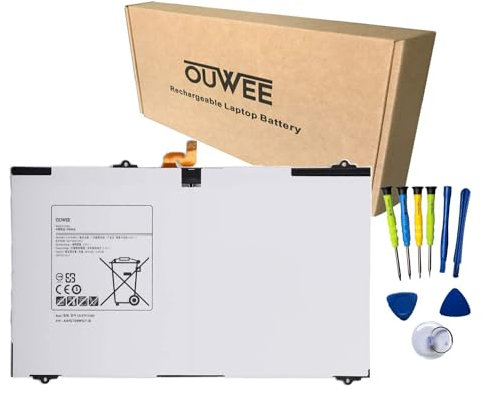 OUWEE EB-BT810ABE - Batteria per tablet compatibile con Samsung Galaxy Tab S2 9.7 LTE-A SM-T810 SM-T813 SM-T815 T815C T815N SM-T817 T817W T817A T817T T817V SM-T818 SM-T819 T819Y T819Y Serie C