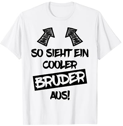 COOLER BRUDER Großer Bruder Geschwister Lustig Spruch Jungen T-Shirt