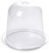 Omada Design Porta Panettone, Pandoro, Dolci, Torte, Vassoio Antigraffio da 25 cm (interno), Campana Alta, Made in Italy, Linea Trendy, Trasparente