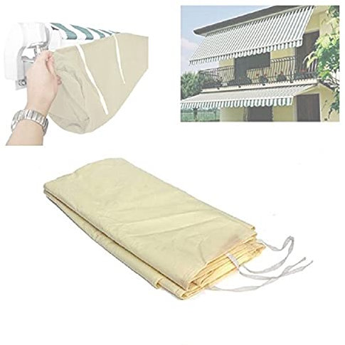 Housse De Protection Pour Store Étanche, Housse De Auvent Pour Auvent Sac De Rangement Étanche Sac De Protection Pour Store Banne, Avec Cordon, Pour Terrasse De Jardin Extérieur(Size:4M,Color:Beige)