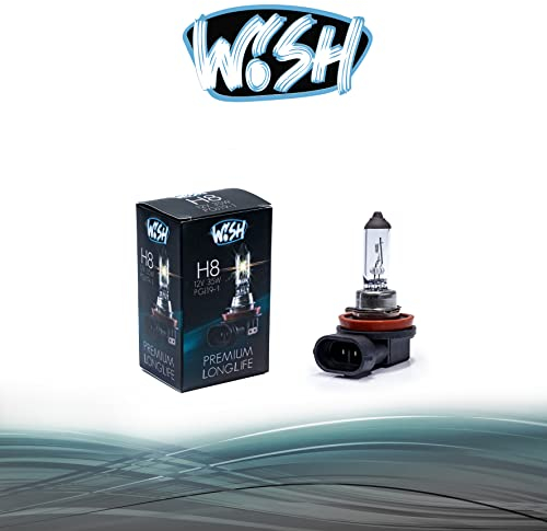 Wish® H8 LongLife PGJ19-1 12V 55W Halogen Glühbirne Lampe Scheinwerferlampe E1 Prüfzeichen