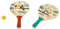 Janod - Tropik Strandschläger aus Holz - Outdoor-Spiel - 2 Schläger, 1 Ball, Aufbewahrungsbeutel - Geschicklichkeitsspiel - ab 5 Jahre, J03283