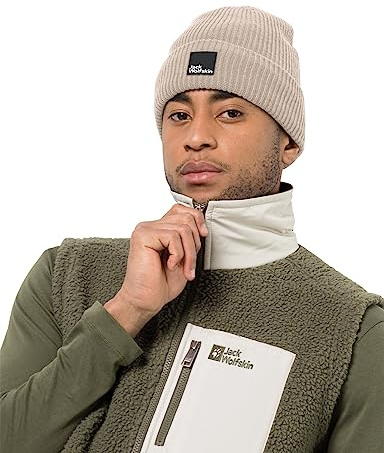 Jack Wolfskin Unisex Pergamon Beanie-Mütze, Winter Pearl, 56
