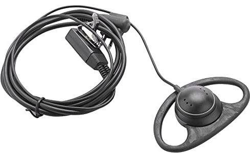 GOSIA Lot de 2 écouteurs intra-auriculaires en forme de D avancés Ptt pour radios à 2 voies Gp88S Gp300 Gp68 Gp2000 Gp88 Gp3188 Cp040 Cp1200 A8 A6 A10 A12