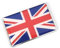 PTDecals 1 PCS The Union Jack Car Sticker England Flag 3D Emblem UK GB Flag Badge Graphic Decals for Vehicle Car Home Office Decoration 7.7x5CM