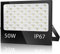VRFMALIY 50W Foco LED Exterior, 5000LM 7000K Proyector LED Exterior, IP67 Impermeable LED Exterior Bianco Caldo Luz de Inundación Luz de Seguridad Iluminación para Garaje Patio Jardín Terraza Parque