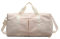 CORIOS Nylon Reisetaschen Duffle Bag Sporttasche Fitnesstasche Schwimmtasche für Herren/Damen Weekender Übernachtung Tasche Trainingstasche Kabinenreisetasche Handgepäck mit Schuhfach Off-White
